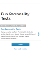 Mobile Screenshot of funpersonalityteststotake.blogspot.com