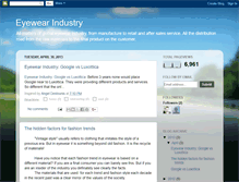 Tablet Screenshot of eyewearindustry.blogspot.com