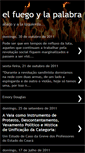 Mobile Screenshot of elfuegoylapalabra.blogspot.com