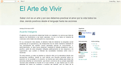 Desktop Screenshot of elartevital.blogspot.com