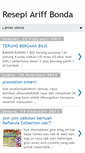 Mobile Screenshot of mynoraza-resepiariffbonda.blogspot.com