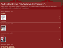 Tablet Screenshot of andrescontreraseljuglardeloscaminos.blogspot.com