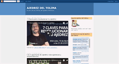 Desktop Screenshot of ajedreztolima.blogspot.com