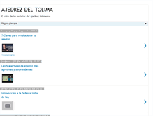 Tablet Screenshot of ajedreztolima.blogspot.com