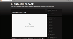Desktop Screenshot of inenglishpleasemarina.blogspot.com