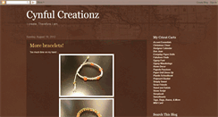 Desktop Screenshot of cynfulcreationz.blogspot.com