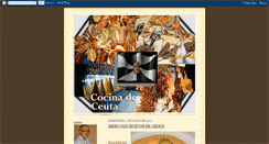 Desktop Screenshot of cocinadeceuta.blogspot.com