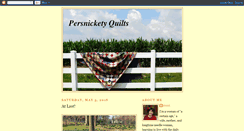 Desktop Screenshot of persnicketyquilts.blogspot.com