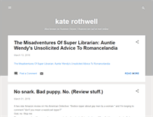 Tablet Screenshot of katerothwell.blogspot.com