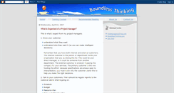 Desktop Screenshot of boundlessthinking.blogspot.com