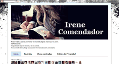 Desktop Screenshot of irenecomendador.blogspot.com