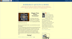 Desktop Screenshot of barbarasquilts.blogspot.com