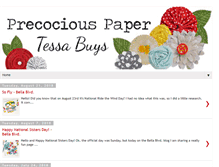 Tablet Screenshot of precociouspaper.blogspot.com