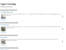 Tablet Screenshot of ingershverdag.blogspot.com