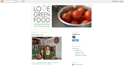 Desktop Screenshot of luvgreenfood.blogspot.com