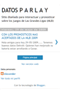 Mobile Screenshot of datosparlay.blogspot.com