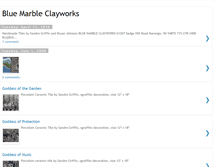 Tablet Screenshot of bluemarbleclayworks.blogspot.com
