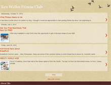 Tablet Screenshot of kenwellesfitnessclub.blogspot.com