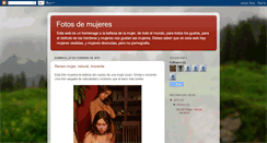 Desktop Screenshot of fotos-mujeres.blogspot.com