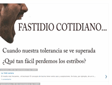 Tablet Screenshot of fastidiocotidiano.blogspot.com