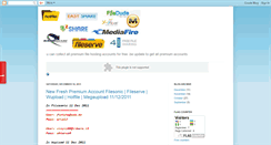 Desktop Screenshot of premiumfilehostingaccounts.blogspot.com
