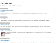 Tablet Screenshot of easttoweston.blogspot.com