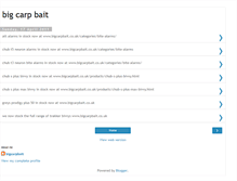 Tablet Screenshot of bigcarpbait.blogspot.com