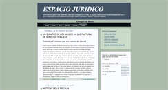 Desktop Screenshot of espaciojuridico-rs.blogspot.com