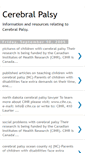 Mobile Screenshot of cerebralpalsyhome.blogspot.com