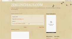 Desktop Screenshot of kennyzimlinghaus.blogspot.com