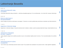 Tablet Screenshot of lektoriranje-besedila.blogspot.com