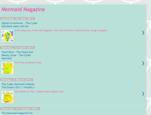 Tablet Screenshot of mermaid-magazine.blogspot.com