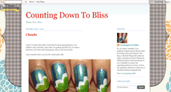 Desktop Screenshot of countingdowntobliss.blogspot.com