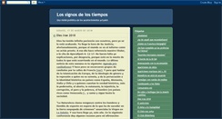 Desktop Screenshot of lossignosdelostiempos.blogspot.com