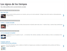 Tablet Screenshot of lossignosdelostiempos.blogspot.com