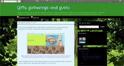 Desktop Screenshot of giftsgatheringsandgusto.blogspot.com