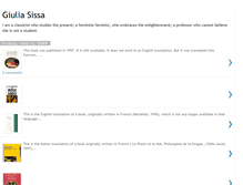Tablet Screenshot of giuliasissa.blogspot.com