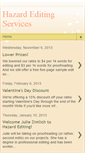 Mobile Screenshot of hazardediting.blogspot.com