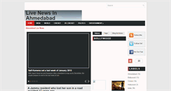 Desktop Screenshot of livenewsahmedabad.blogspot.com