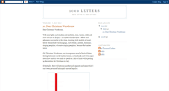 Desktop Screenshot of 1000letters.blogspot.com