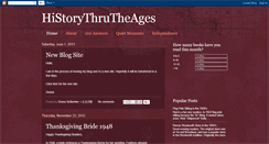 Desktop Screenshot of historythrutheages.blogspot.com