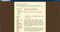 Desktop Screenshot of filosofiauesc.blogspot.com