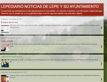 Tablet Screenshot of lepediario.blogspot.com