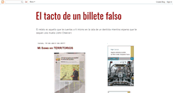Desktop Screenshot of eltactodeunbilletefalso.blogspot.com