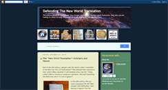 Desktop Screenshot of defendingthenwt.blogspot.com