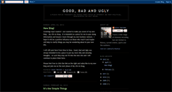 Desktop Screenshot of dt-goodbadugly.blogspot.com