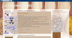 Desktop Screenshot of lacocinadepeli.blogspot.com