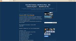 Desktop Screenshot of educacaomarica.blogspot.com