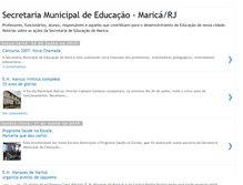 Tablet Screenshot of educacaomarica.blogspot.com