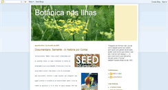 Desktop Screenshot of botanicailhas.blogspot.com